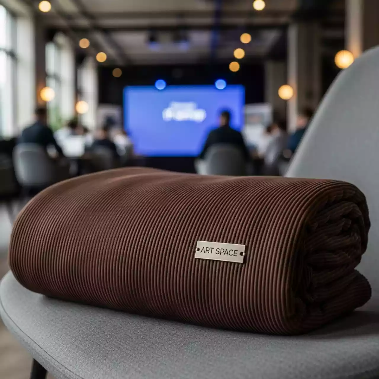 Аренда Плед Pleat коричневый в Boutique Hotel PORTUM 1905 — ART SPACE