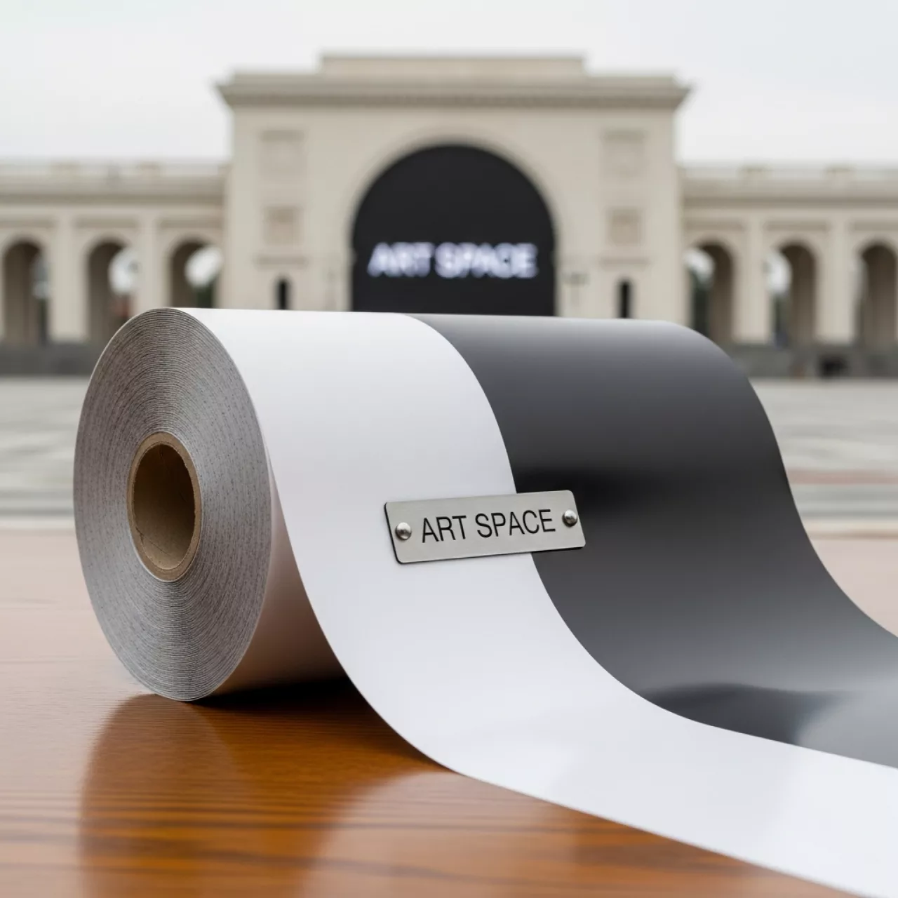 Аренда Пленка для термопереноса на ткань Hotmark Duoflex бело черная на территории Морпорта Сочи — ART SPACE