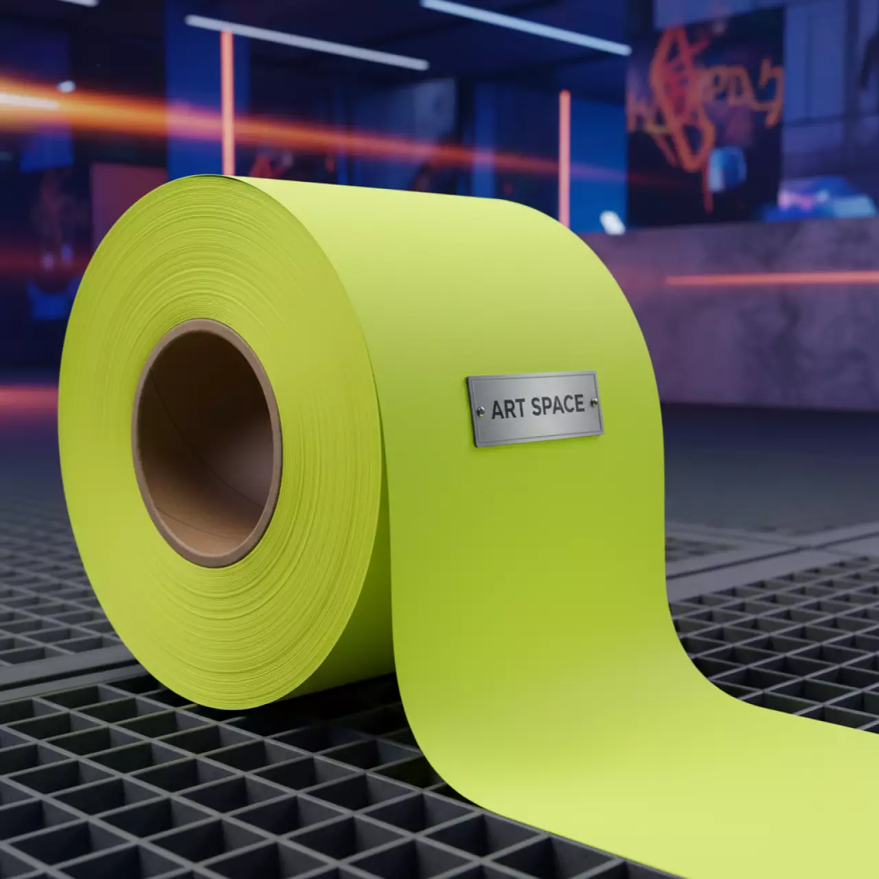 Аренда Пленка для термопереноса на ткань Poli Flex Premium Neon Yellow 440 в санатории «Черноморье» — ART SPACE