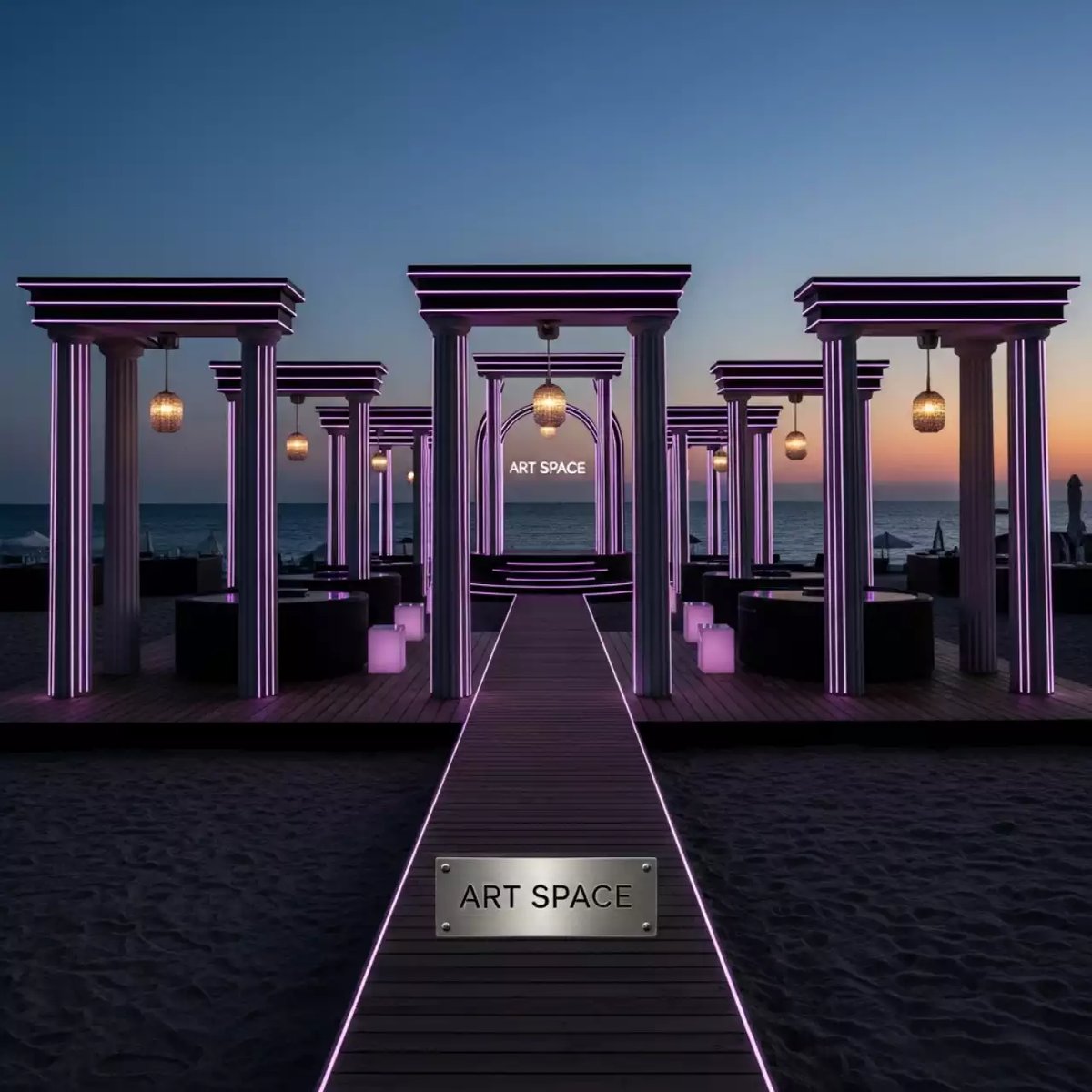 Аренда Пленка фотолюминесцентная Lucentis 200 240 мкм 0,61х20 м на пляже «Мандарин» — ART SPACE