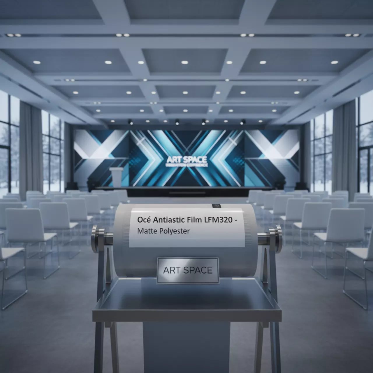 Аренда Пленка матовая полиэстерная Oce Antistatic Film LFM320 88 мкм 0,841х50 м в Courtyard by Marriott Sochi — ART SPACE