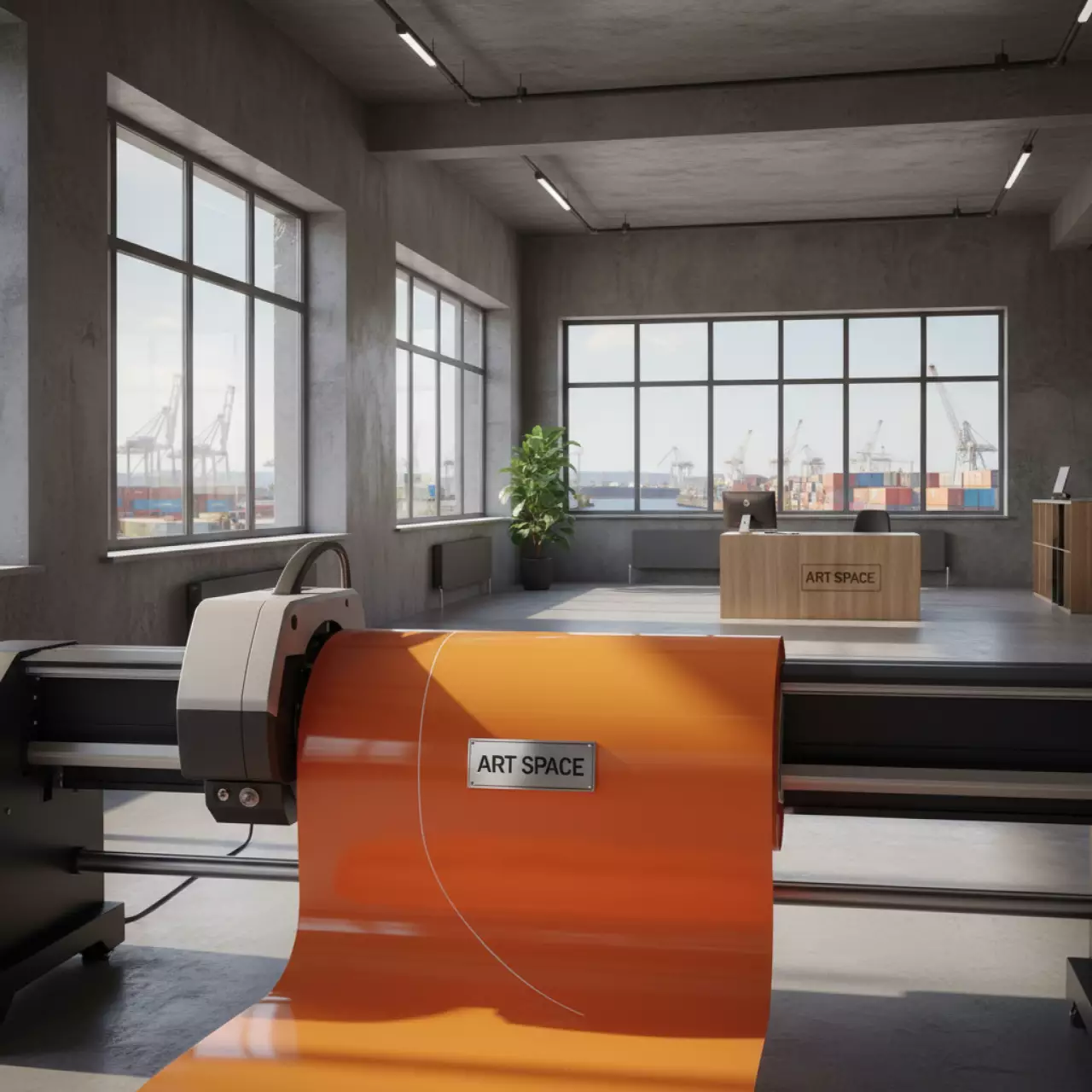 Аренда Пленка Oracal 641 оранжевая для плоттерной резки в зале «Чайка» (Морпорт) — ART SPACE