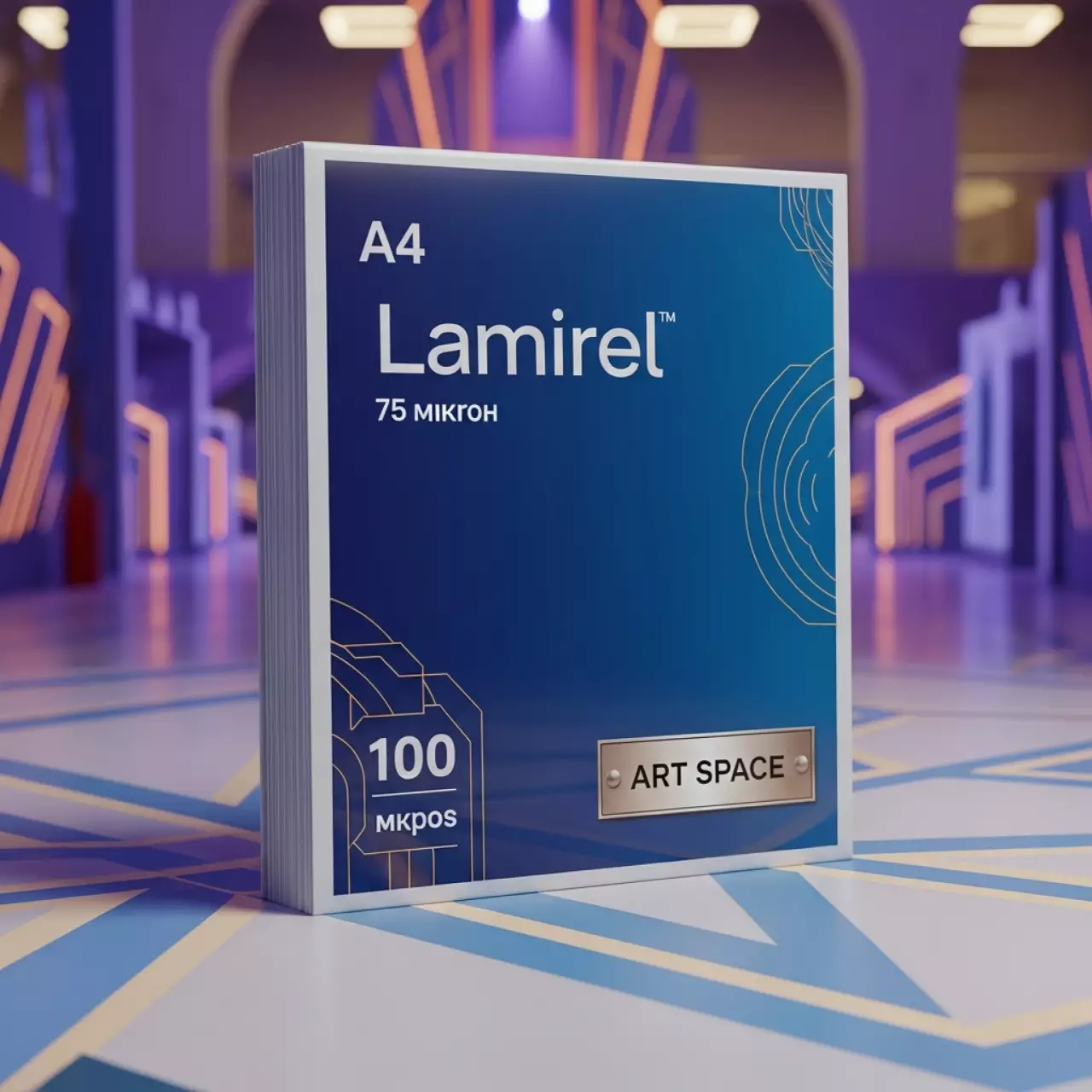 Аренда Пленка пакетная для ламинирования Lamirel A4 глянцевая 75 мкм 100 шт в ледовом дворце «Большой» — ART SPACE