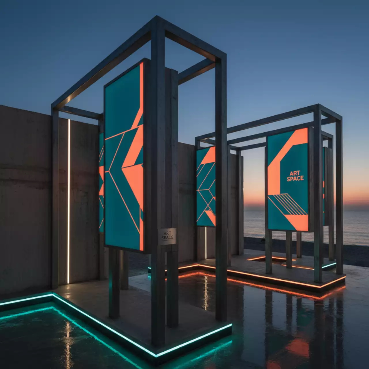 Аренда Пленка PET Backlit LomondXL 125 мкм на пляжных клубах Хосты — ART SPACE