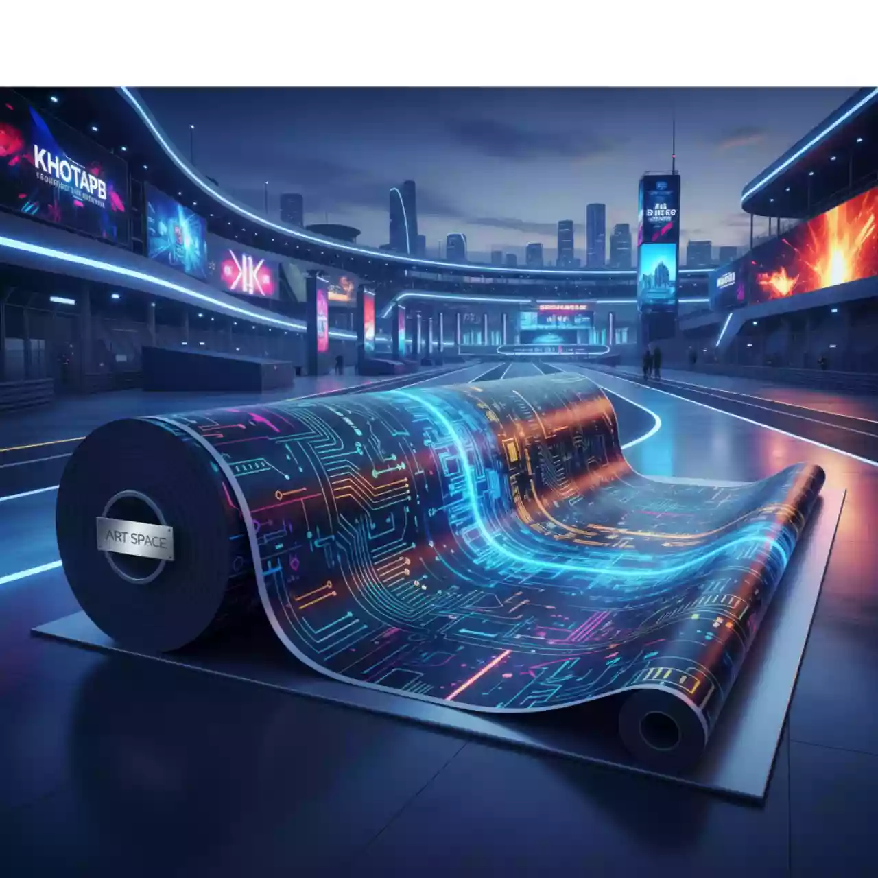 Аренда Пленка рулонная Albeo Matte Polypropylene 130 г м² 1,067х30 м на Сочи Автодроме — ART SPACE