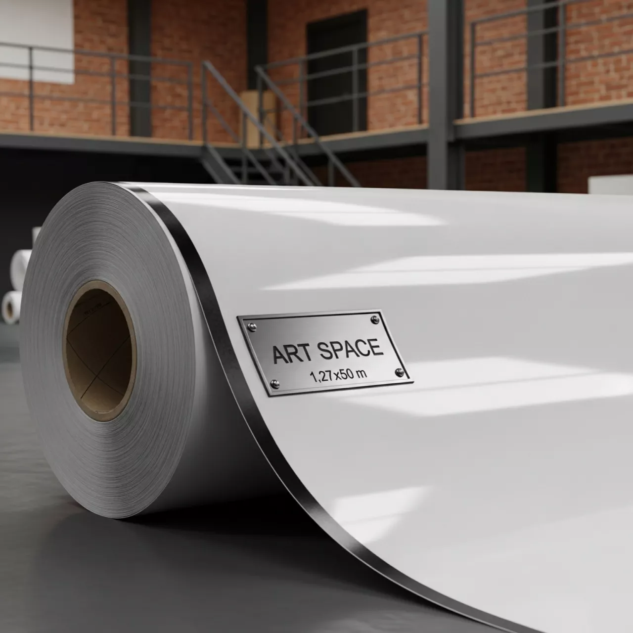 Аренда Пленка рулонная для печати Saviar с черным клеем белая глянцевая 100 мкм 1,27х50 м в комплексе «Дагомыс» — ART SPACE