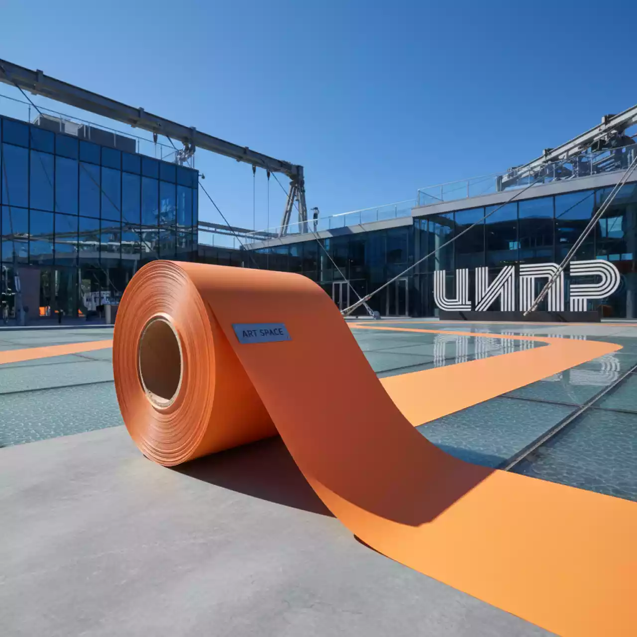 Аренда Пленка самоклеящаяся Foletti F035 M оранжевая матовая 1,26х50 в Skypark Sochi — ART SPACE