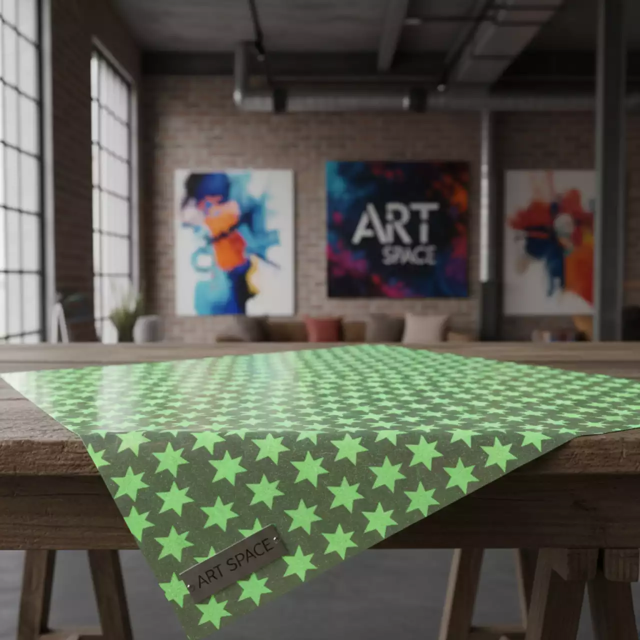 Аренда Пленка термотрансферная Chemica Bling Bling Star Lime Green в Cosmos Sochi Hotel — ART SPACE