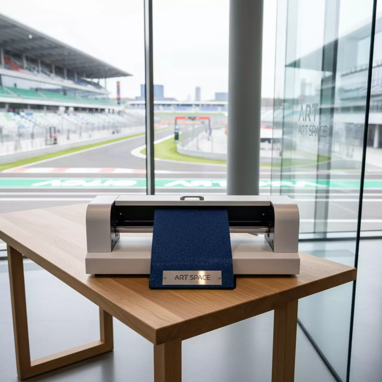 Аренда Пленка термотрансферная для плоттерной резки Chemica Bling Bling Star Navy Blue на Сочи Автодроме — ART SPACE