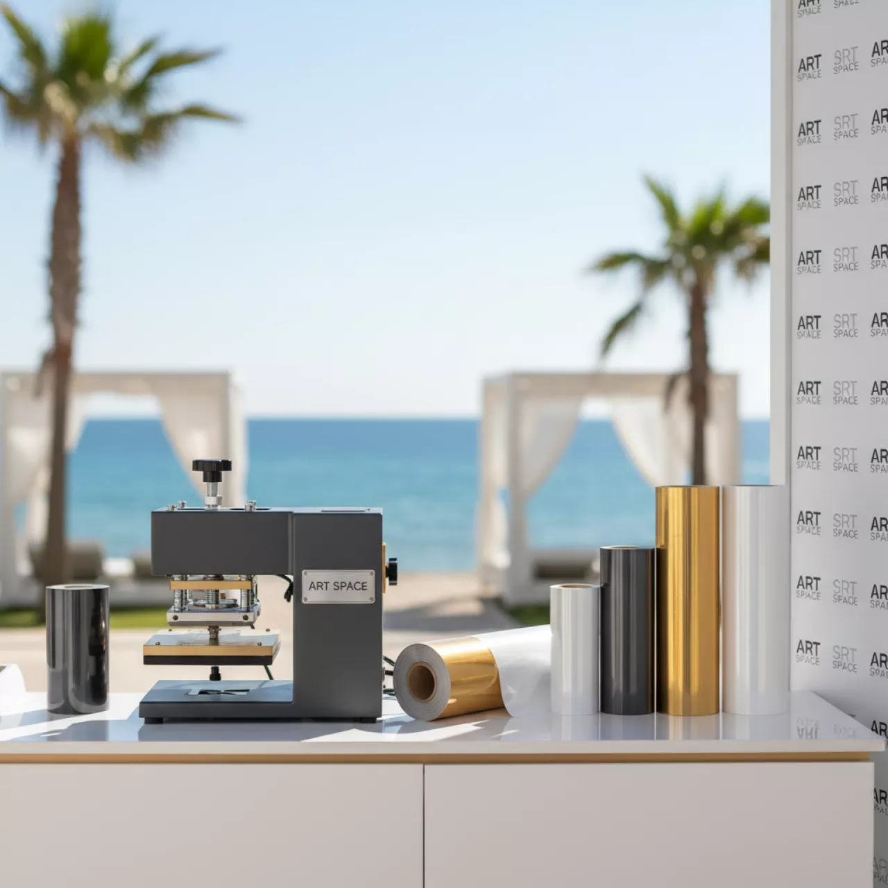 Аренда Пленка термотрансферная Flex ПУ сублиблок в пляжном комплексе VinoGrad — ART SPACE