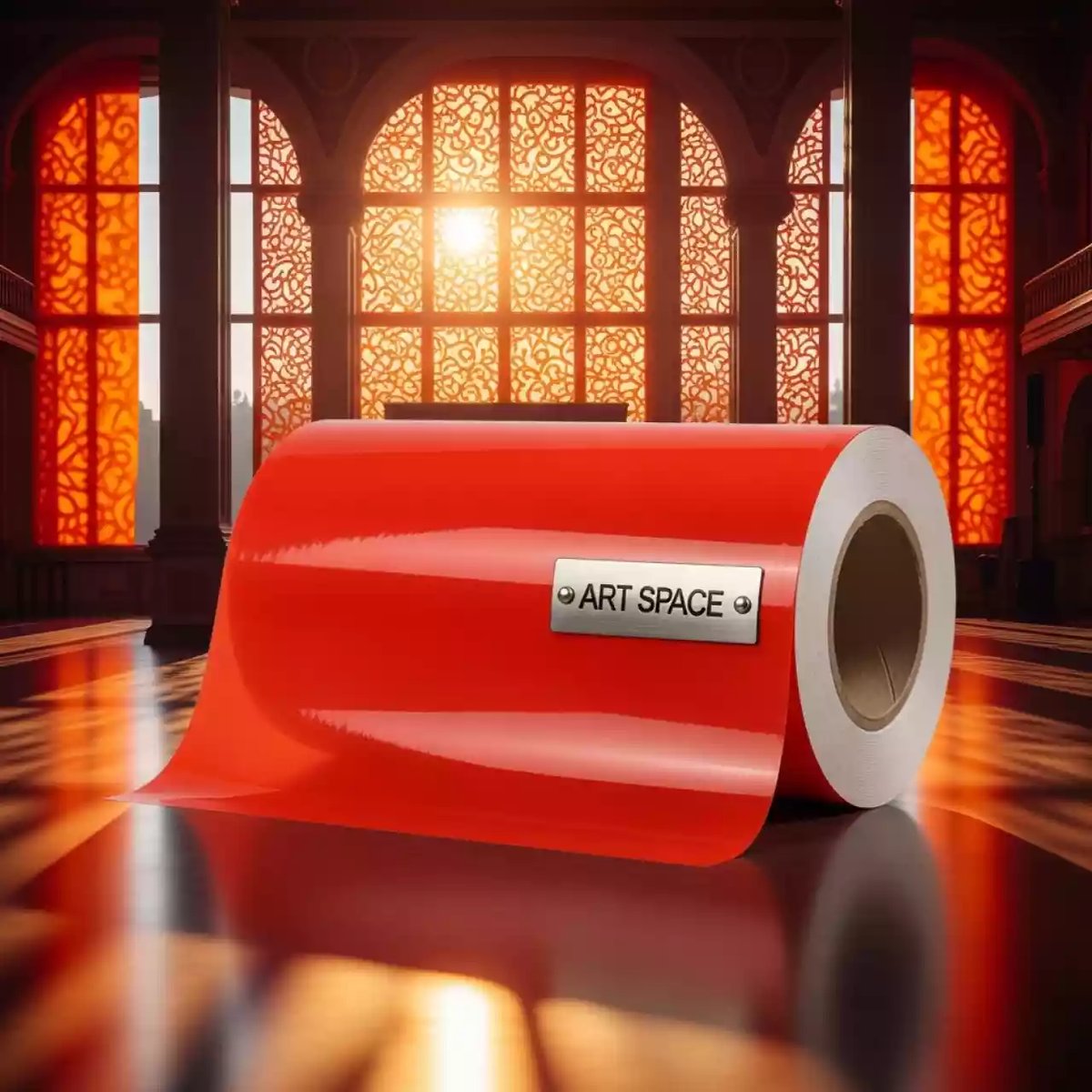 Аренда Пленка витражная плоттерная Oracal 8300 F033 Red Orange 1,26х50 м в ледовом дворце «Большой» — ART SPACE