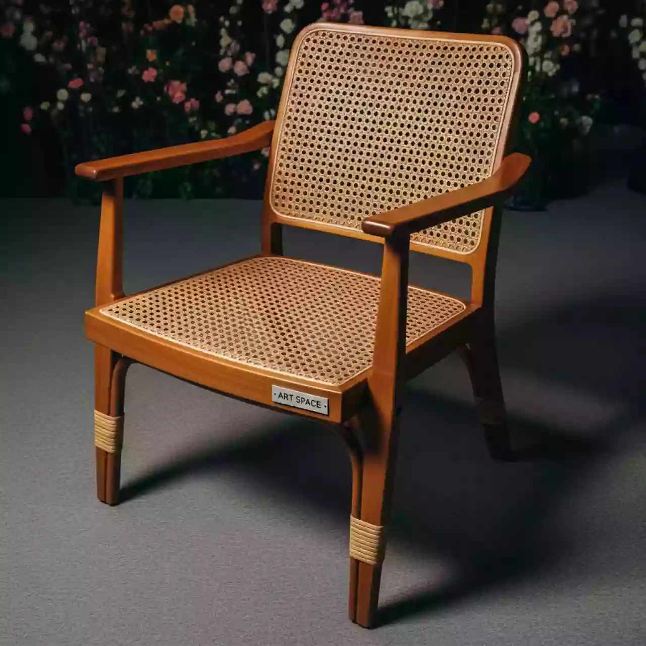 Аренда Плетеного кресла Пеланги К коньяк в ледовой арене «Шайба» — ART SPACE