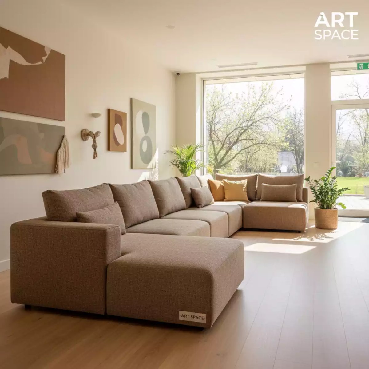 Аренда Плетеный модульный диван YR822BB brown brown в Novotel Resort — ART SPACE