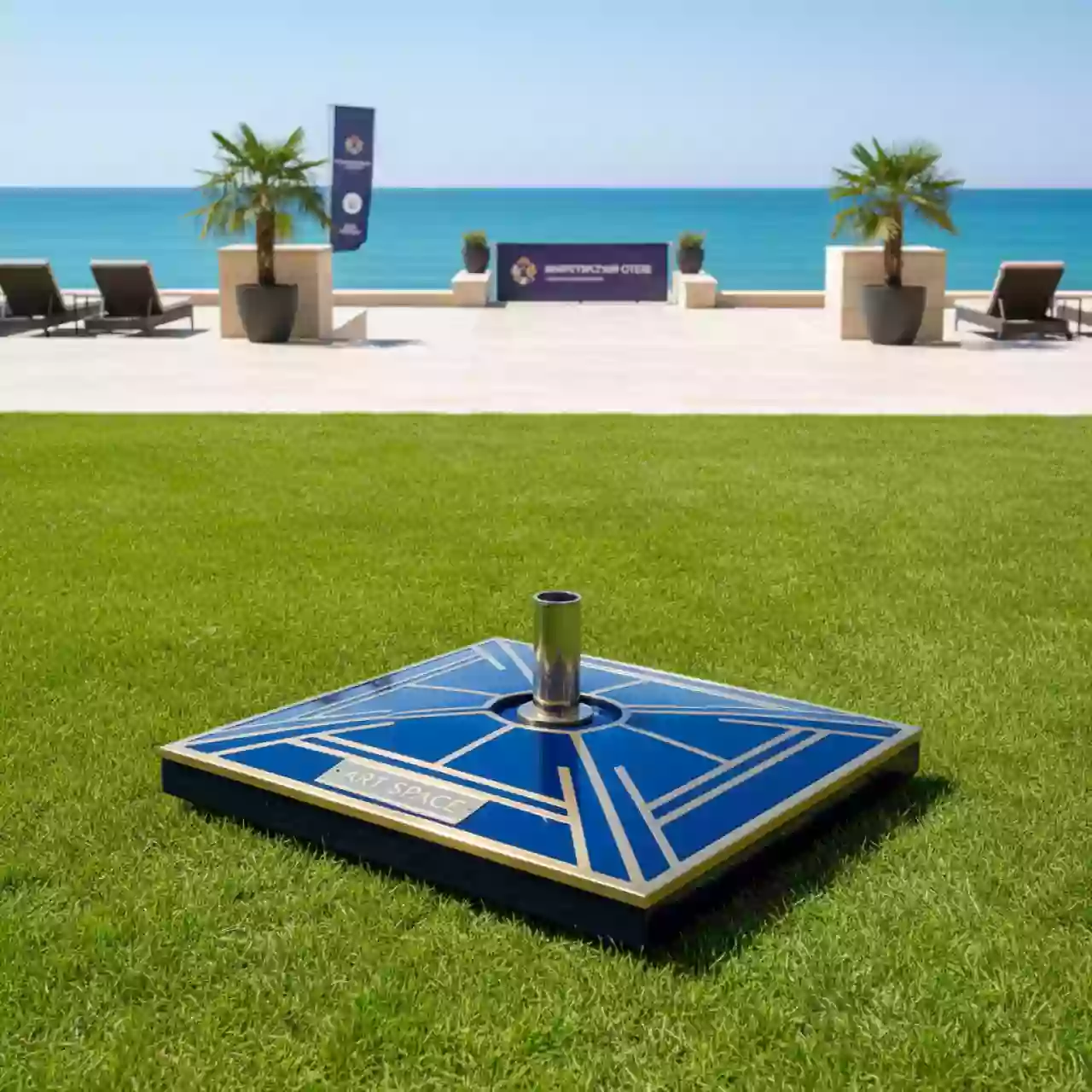 Аренда Плита для крепления зонта в грунт 17,5 кг в Imeretinskiy Hotel — ART SPACE