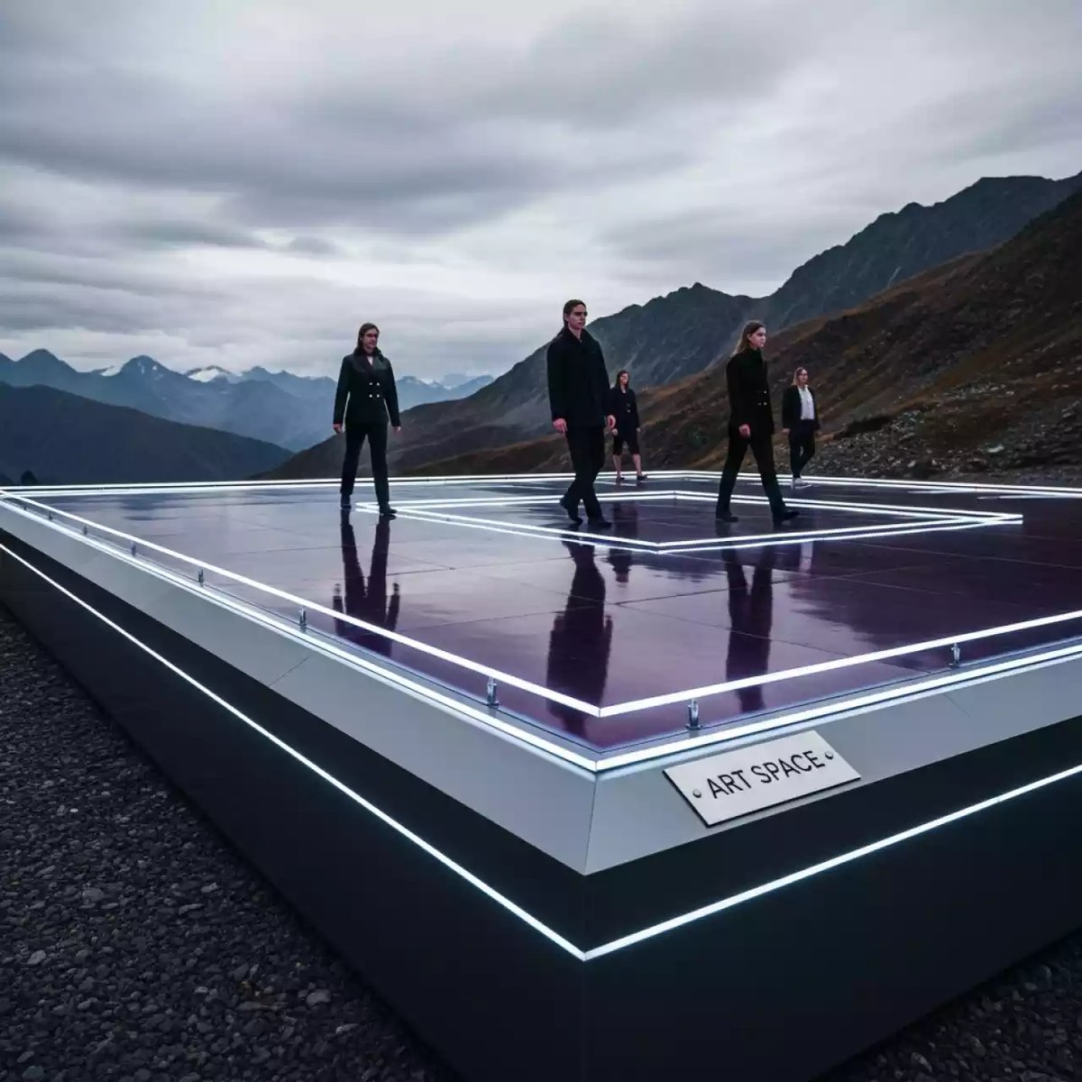 Аренда Плита размер L на площадке Rosa Peak (2320м) — ART SPACE