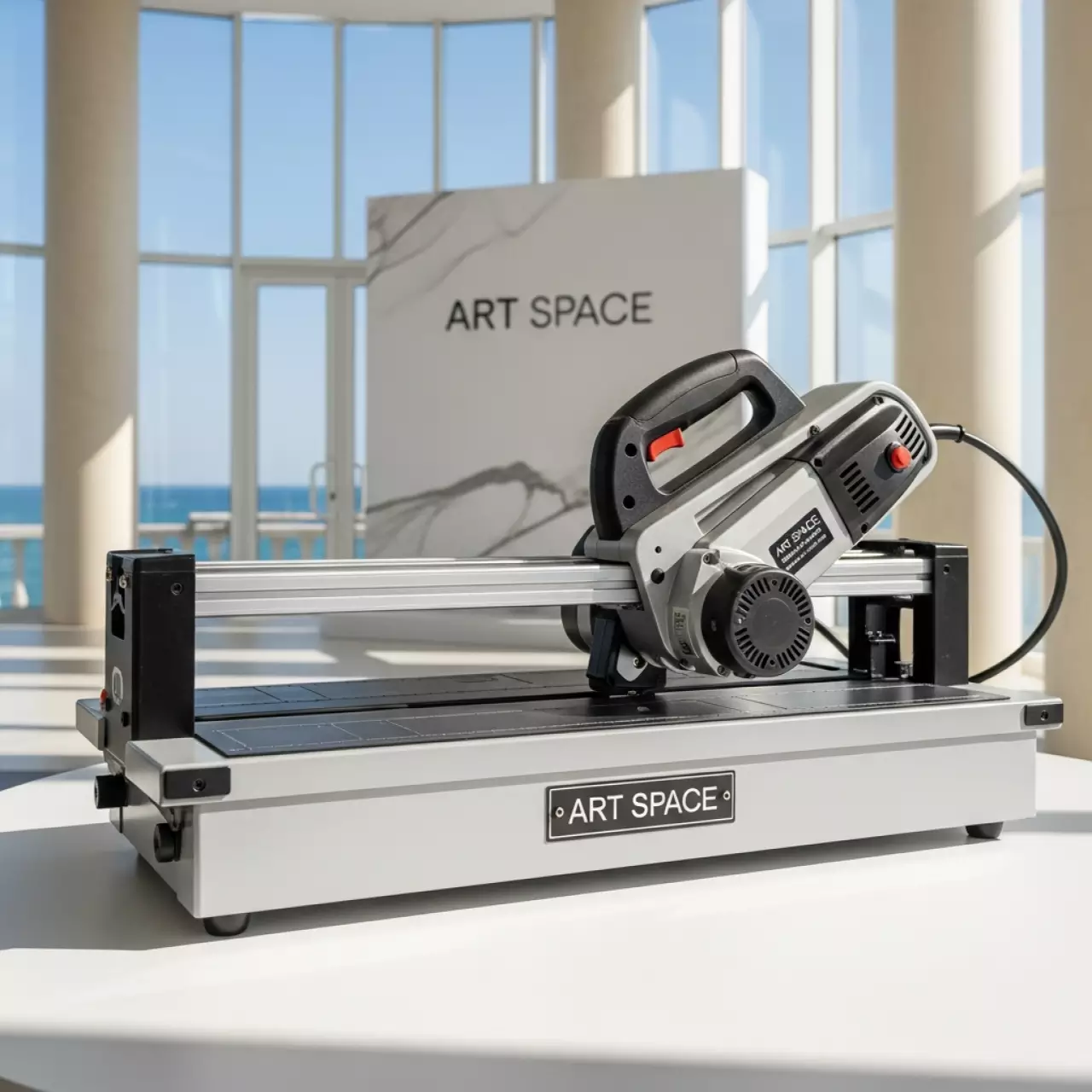 Аренда Плиткорез электрический напольный DORN DTC 200 800 Вт на территории Морпорта Сочи — ART SPACE