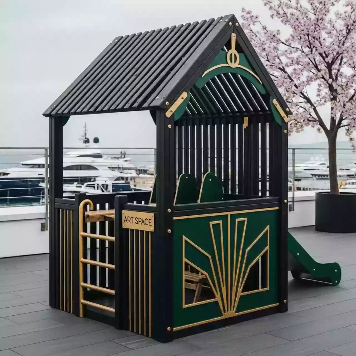 Аренда Площадка детская IgraGrad Панда Фани Gride в ресторане «D.O.M» — ART SPACE