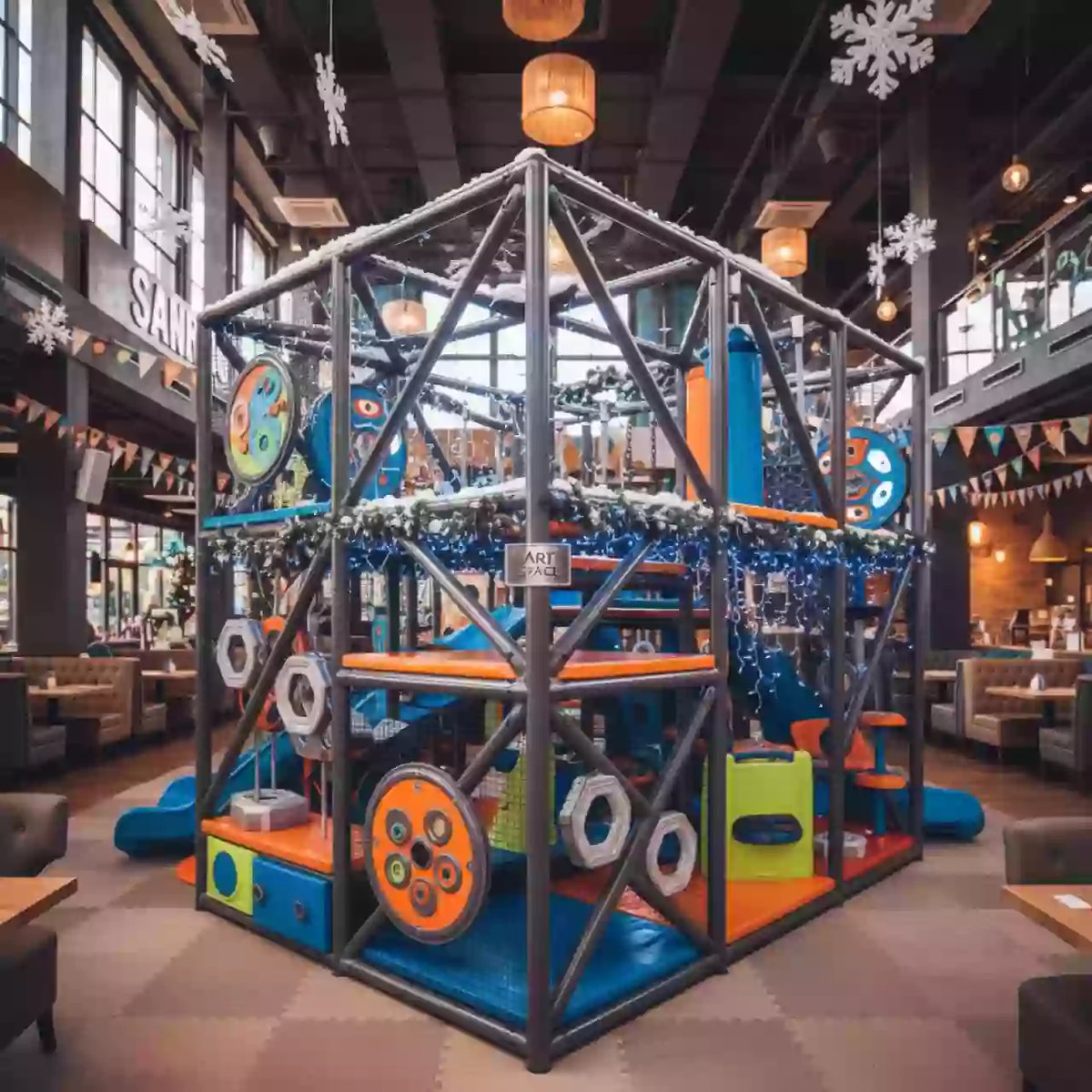 Аренда Площадка детская Крафтик в ресторане «Sanremo» — ART SPACE