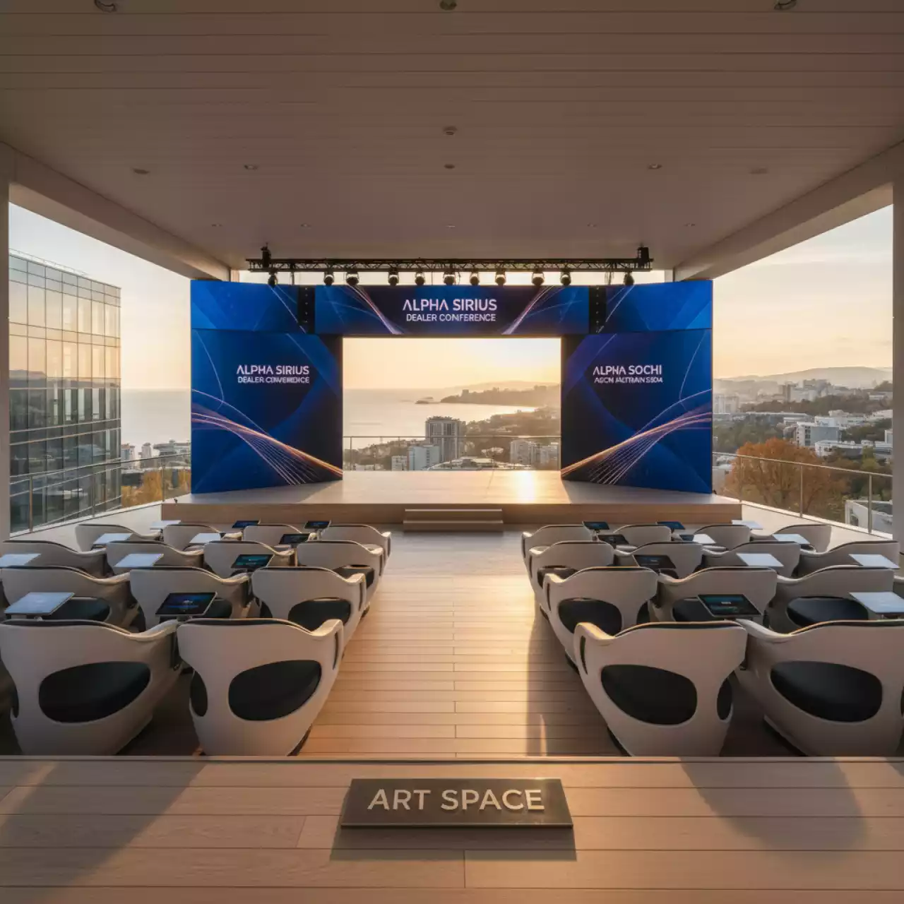 Аренда Площадка летняя Сочи в Alpha Sirius — ART SPACE