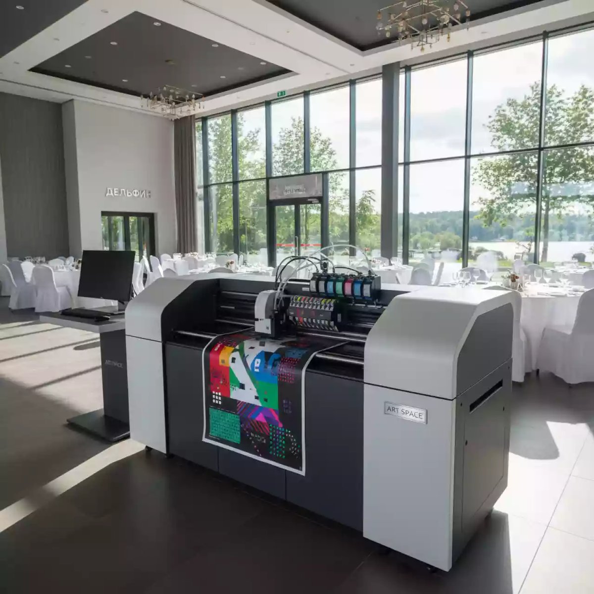 Аренда Плоттер каттер латексный HP Latex 630 W Plus Print Cut 171K7B в банкетном зале «Дельфин» — ART SPACE
