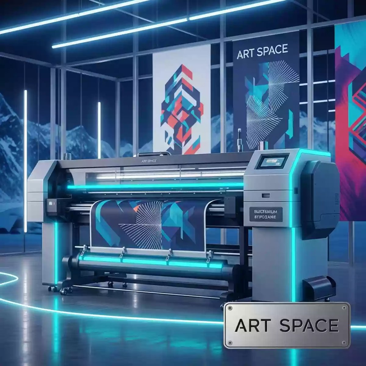 Аренда Плоттер латексный HP Latex 700 Y0U22B в ледовом дворце «Роза Хутор» — ART SPACE