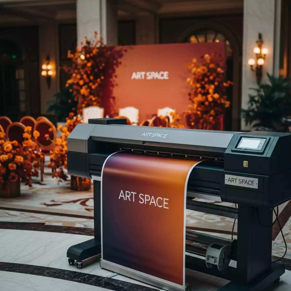 Аренда Плоттер латексный Roland TrueVIS AP 640 в Mövenpick Hotel — ART SPACE
