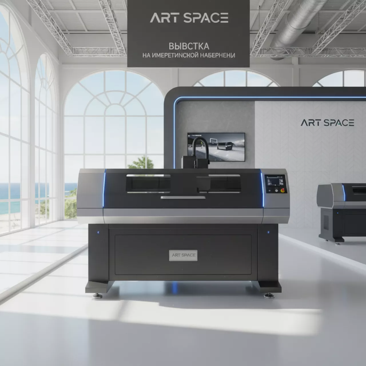 Аренда Плоттер лазерный Oce PlotWave 500 P2R с 2 рулонами на Имеретинской набережной — ART SPACE