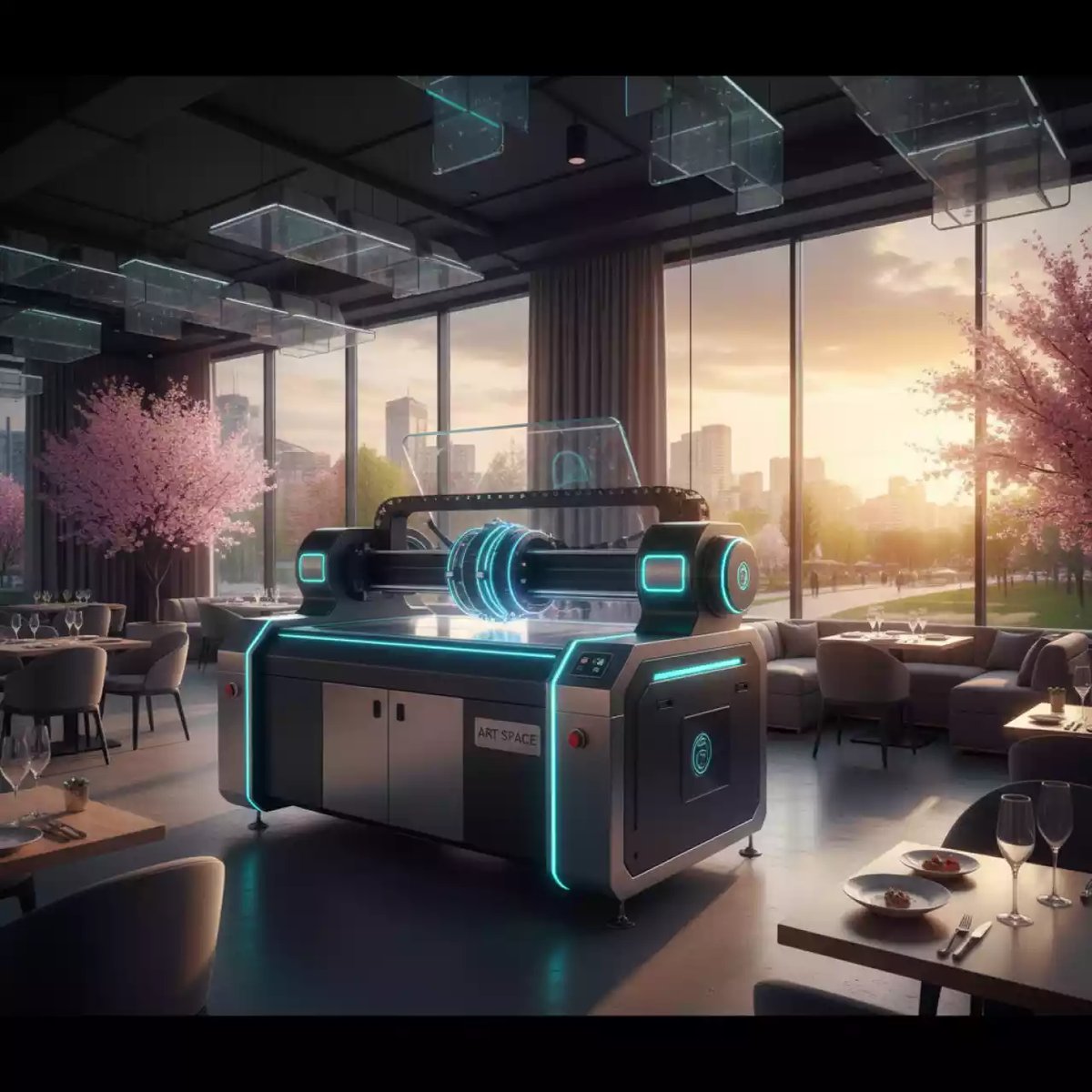 Аренда Плоттер режущий Cutzilla Sensei 1500S в ресторане «Баран-Рапан» — ART SPACE