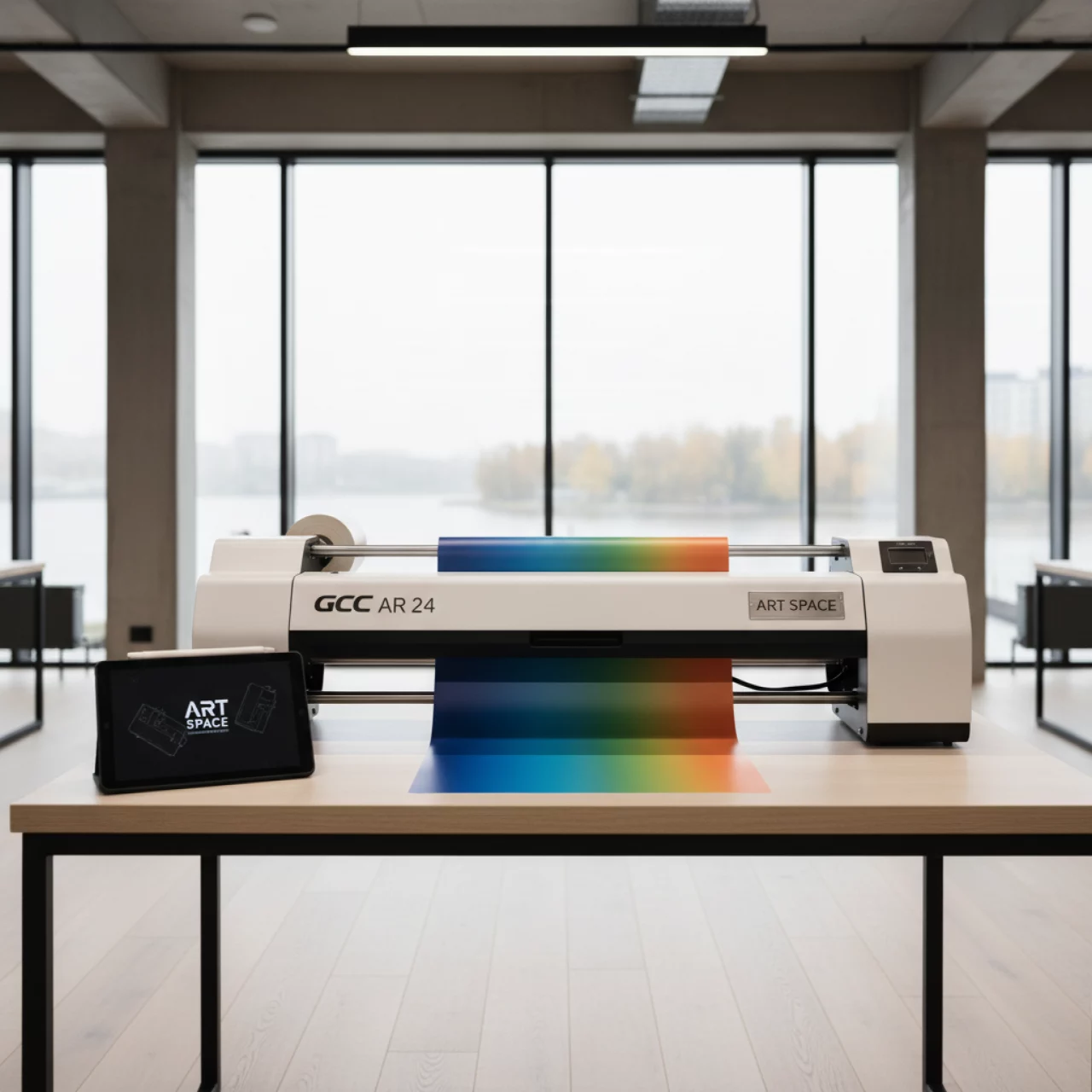 Аренда Плоттер режущий GCC AR 24 в ресторане «Паруса» — ART SPACE