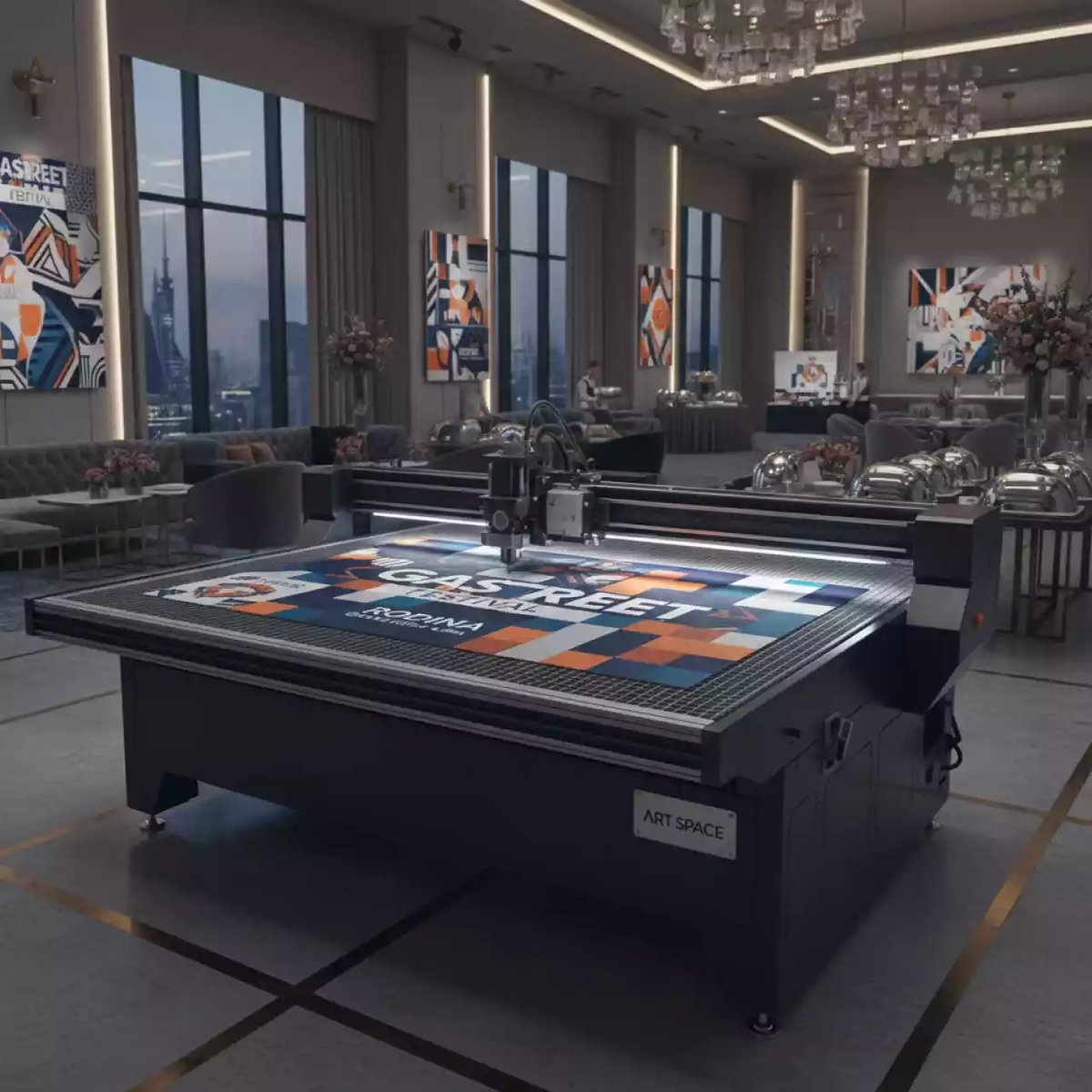 Аренда Плоттер режущий Graphtec FCX2000 120VC в Rodina Grand Hotel & SPA — ART SPACE