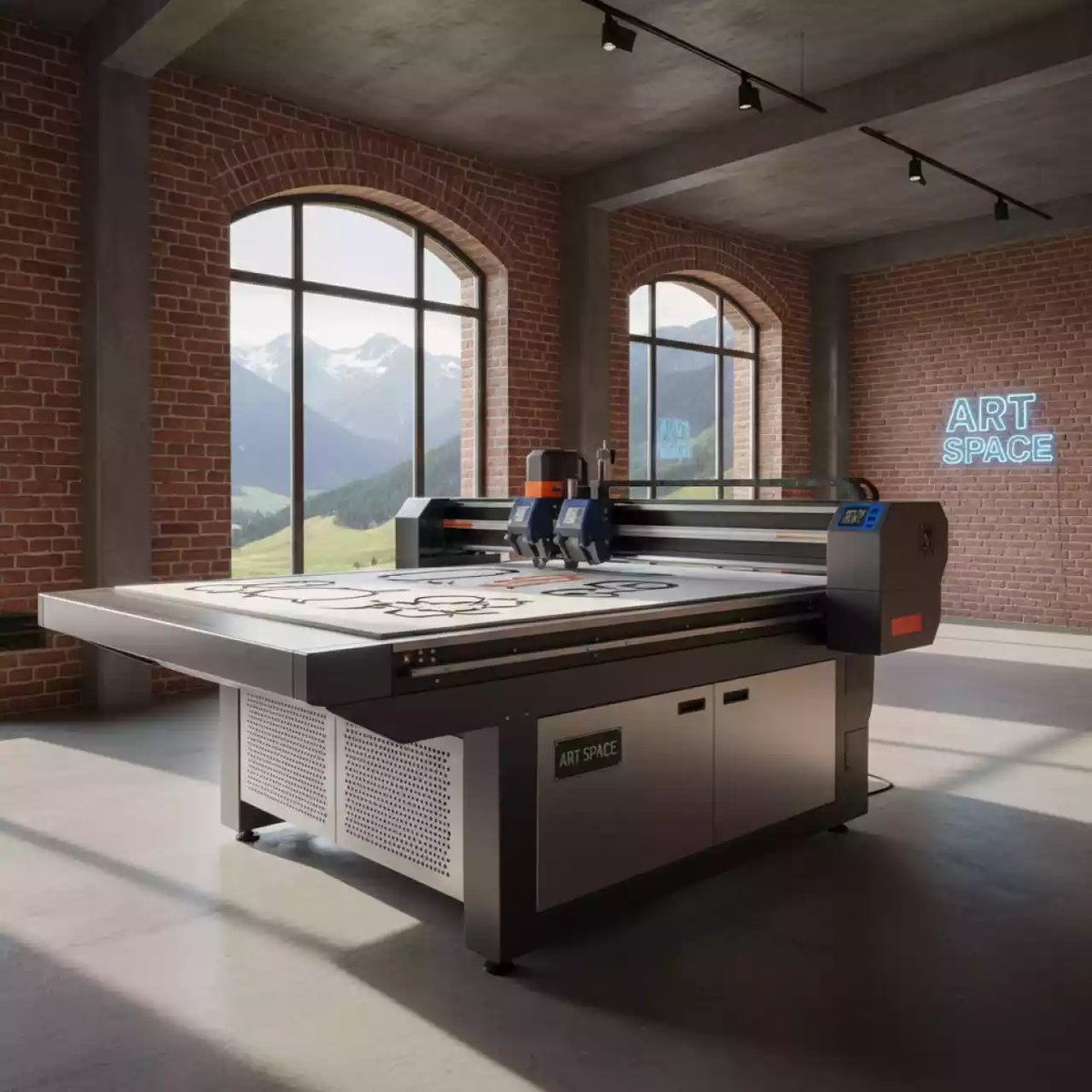 Аренда Плоттер режущий планшетный AOL2140S на курорте «Газпром» (Альпика) — ART SPACE
