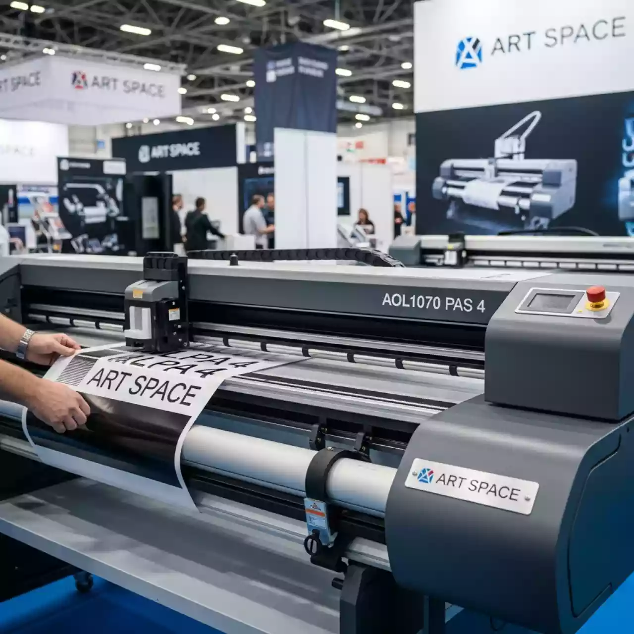 Аренда Плоттер режущий планшетный с автоподачей материала AOL1070 PAS 4 в пляжном клубе Del Mar — ART SPACE
