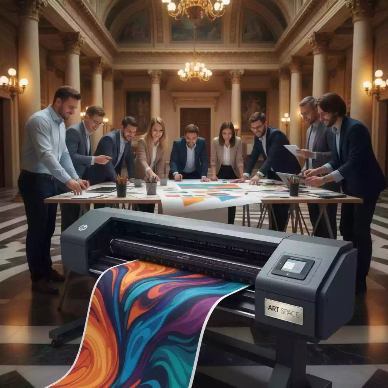 Аренда Плоттер струйный HP DesignJet Z6dr 44 дюйма PostScript V Trimmer в санатории «Октябрьский» — ART SPACE