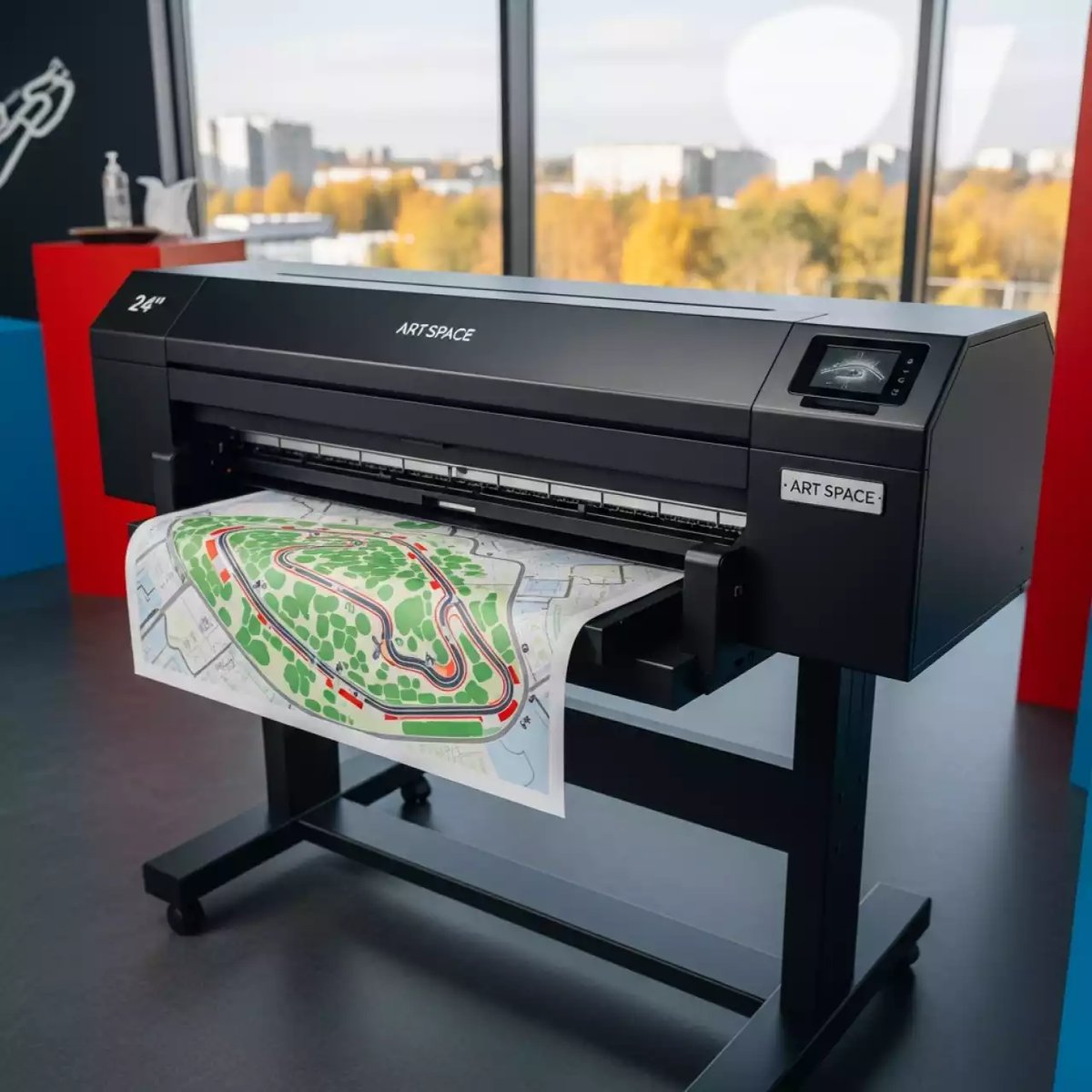 Аренда Плоттер струйный HP DesignJet Z9 24 дюйма PostScript в VK Stadium Sirius — ART SPACE