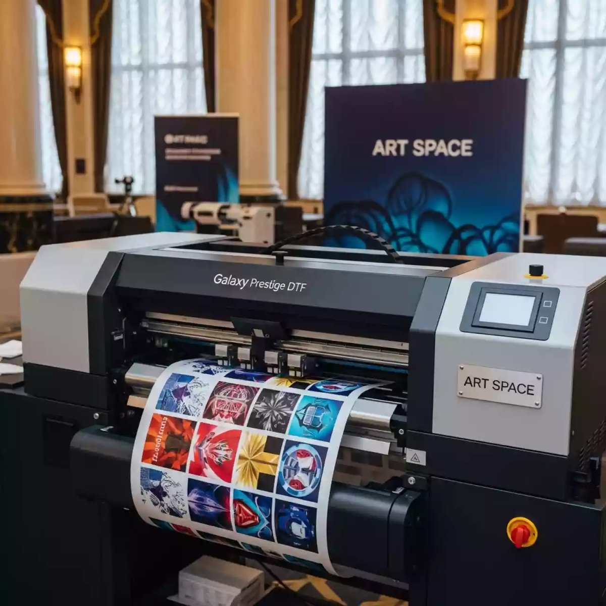 Аренда Плоттер текстильный DTF печати Galaxy Prestige 60 см 2 головы I3200 в гранд-отеле «Жемчужина» — ART SPACE