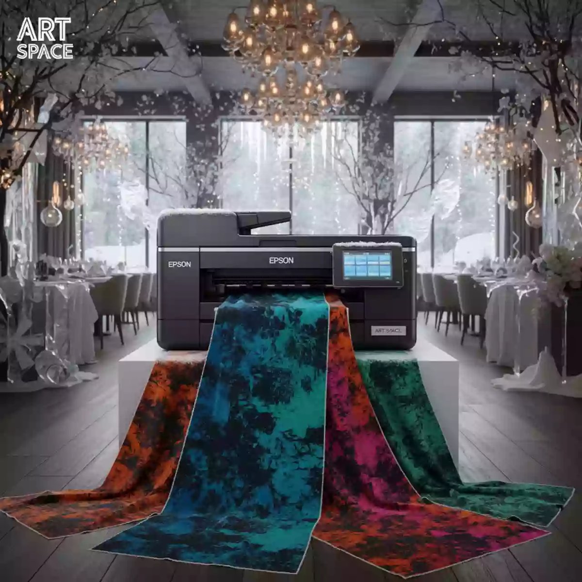 Аренда Плоттер текстильный Epson SureColor SC F2100 5C C11CF82301A0 в ресторане «Магадан» — ART SPACE