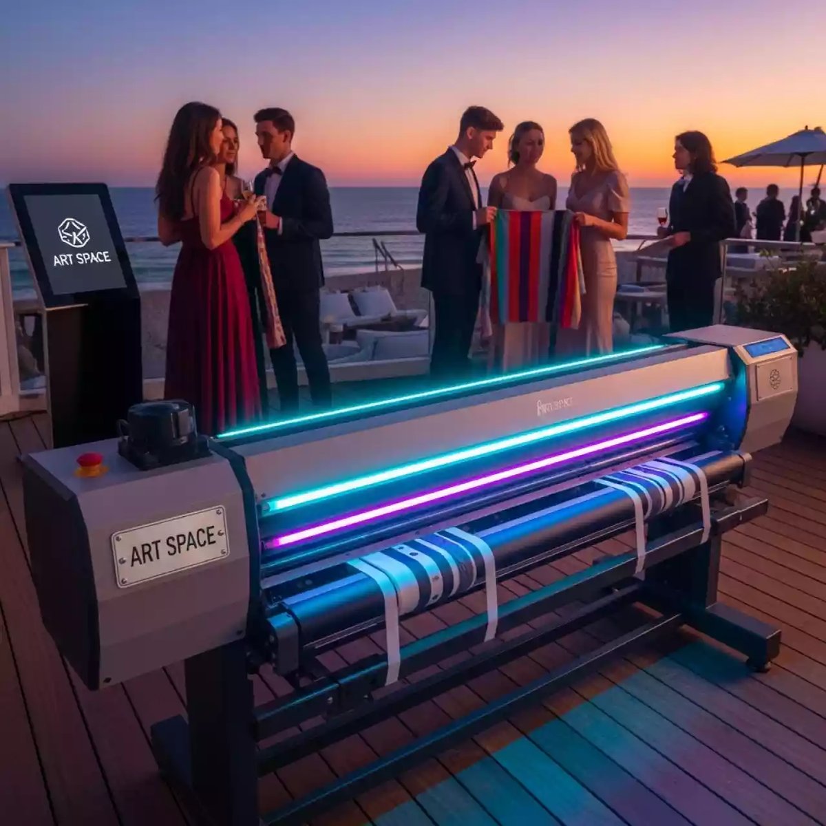 Аренда Плоттер текстильный Esajet SJ 7162TS в пляжном клубе Del Mar — ART SPACE