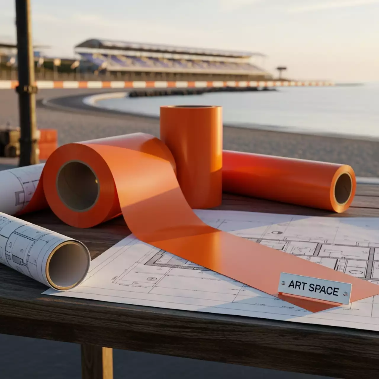 Аренда Плоттерная пленка Oracal 641 34 1x50 м на пляже «Ривьера» — ART SPACE