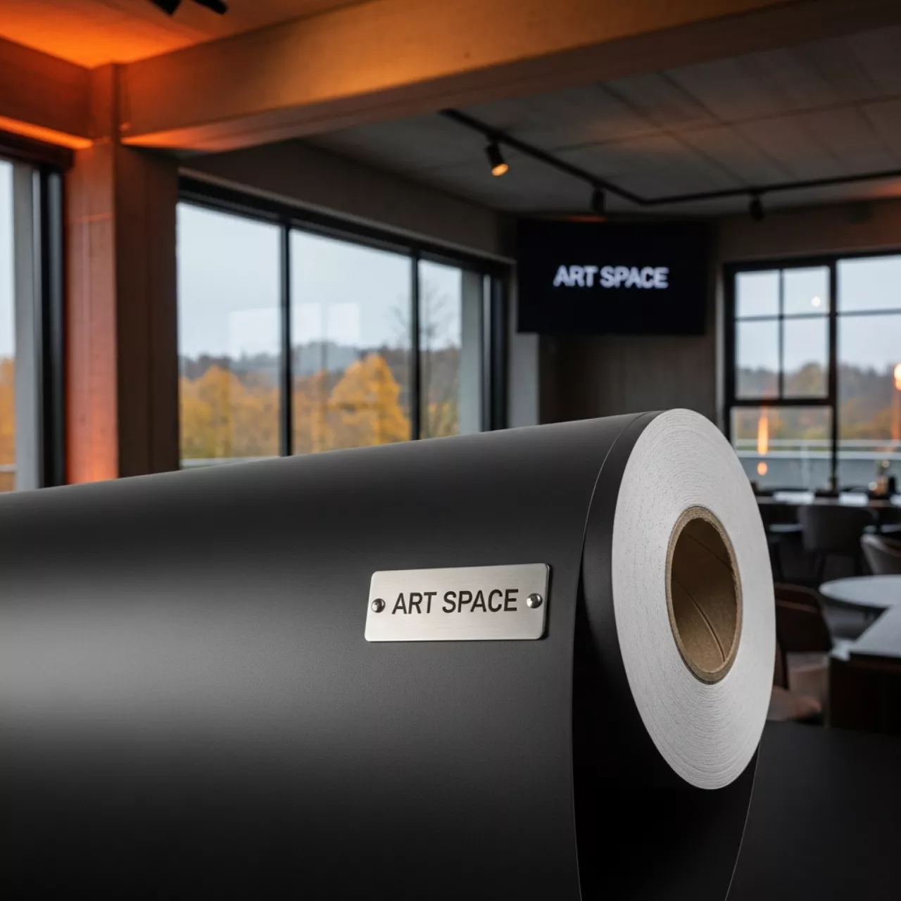 Аренда Плоттерная пленка Oracal 641 35M 1x50 м в ресторане «Voda» — ART SPACE