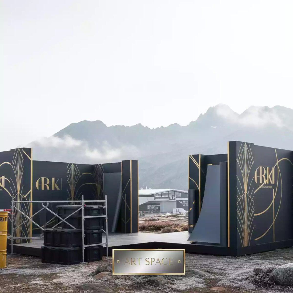 Аренда Плоттерная пленка Oracal 641 73M 1,26x50 м на площадке Rosa Peak (2320м) — ART SPACE