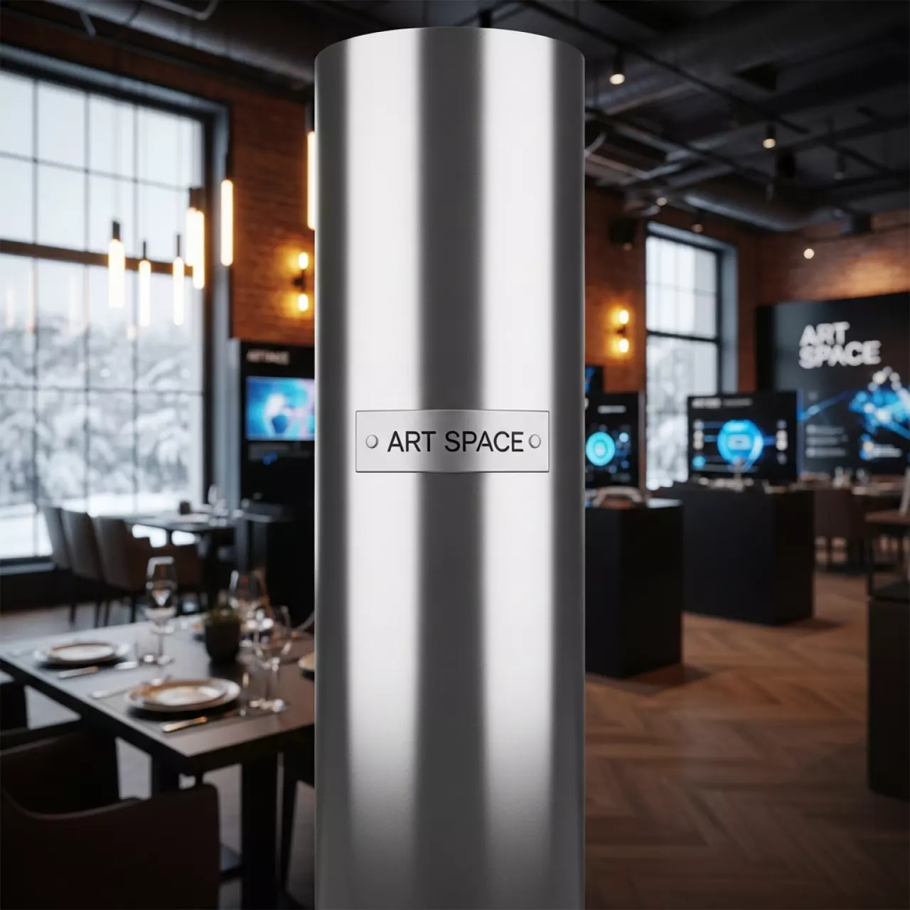 Аренда Плоттерная пленка Oracal 641 90 1,0х50 м в ресторане «Sanremo» — ART SPACE