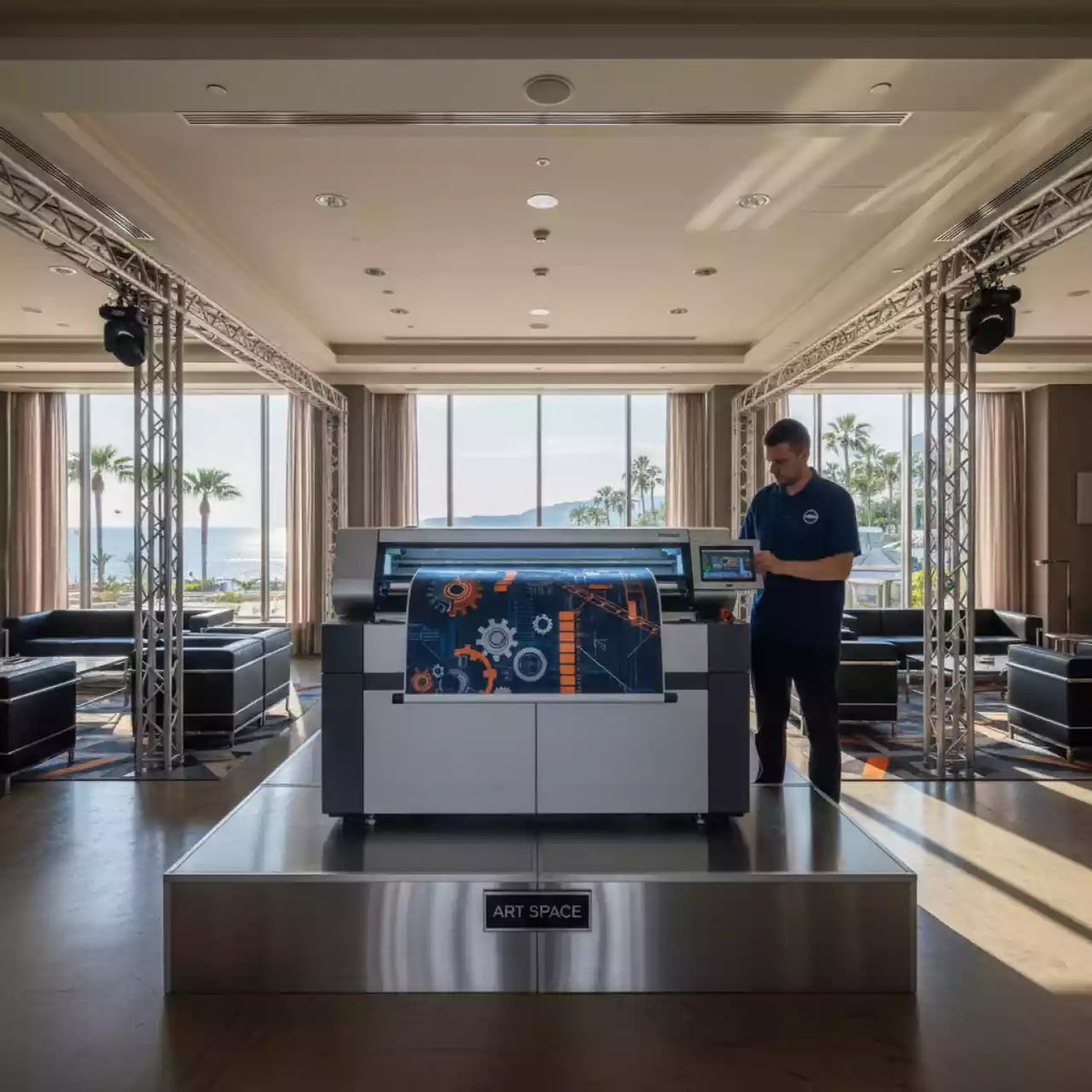 Аренда Плоттеры УФ Roland в отеле Hyatt Regency Sochi — ART SPACE