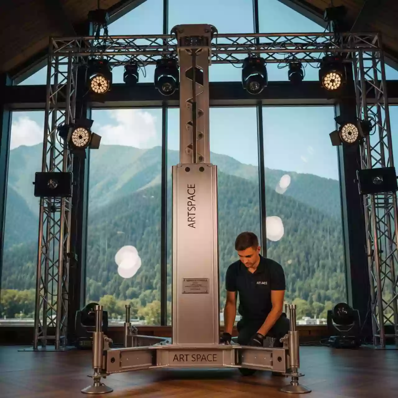 Аренда Подъемник телескопический ASD ST 650 6,5 м 200 кг на курорте «Газпром» (Альпика) — ART SPACE