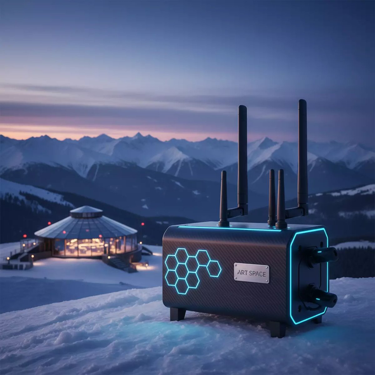 Аренда Подавитель дронов на площадке Rosa Peak (2320м) — ART SPACE