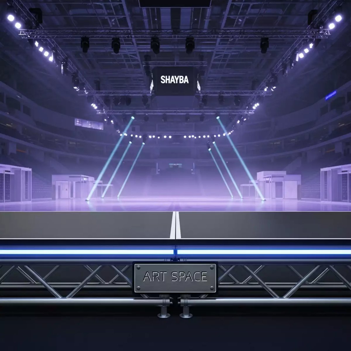 Аренда Подиум 10х8 для показов и концерта в ледовой арене «Шайба» — ART SPACE