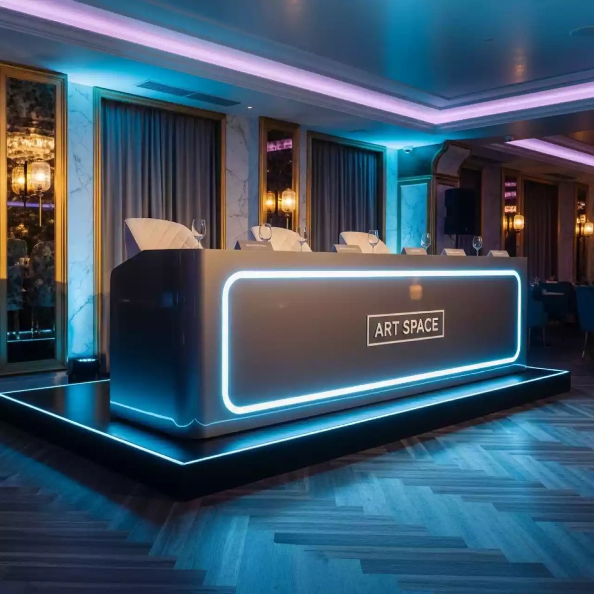 Аренда Подиум 4х5 м в ресторане «Brunello» — ART SPACE