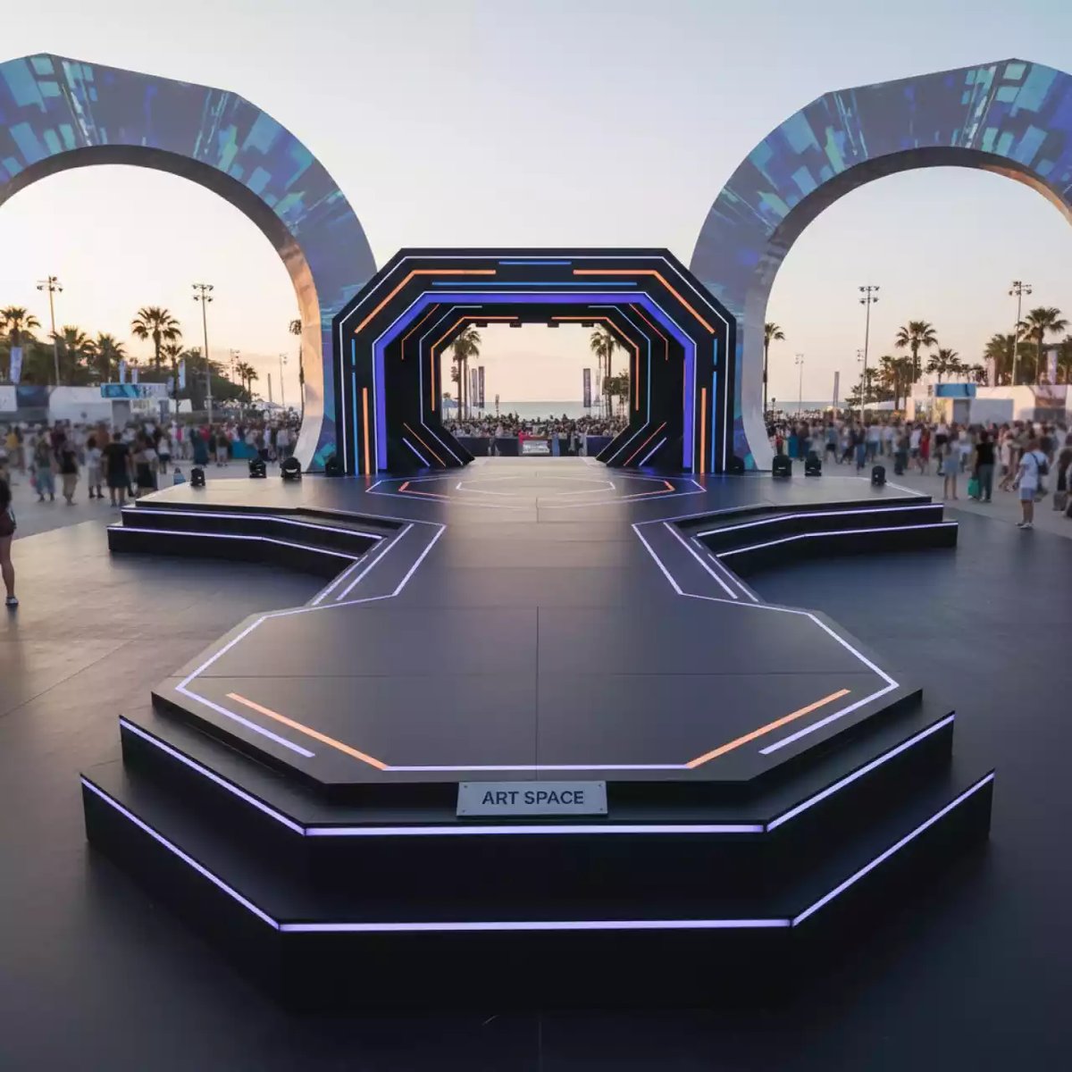 Аренда Подиум 8х6 м для показов в Grand Karat Sochi — ART SPACE