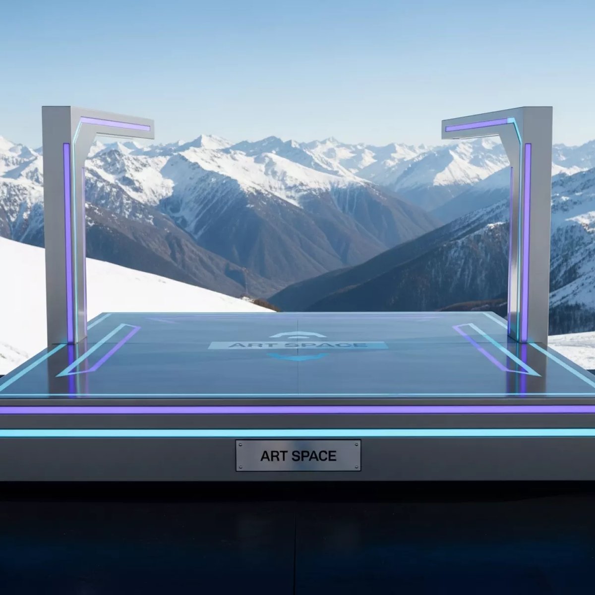 Аренда Подиум для показов и выступлений 6х4 м на площадке Rosa Peak (2320м) — ART SPACE