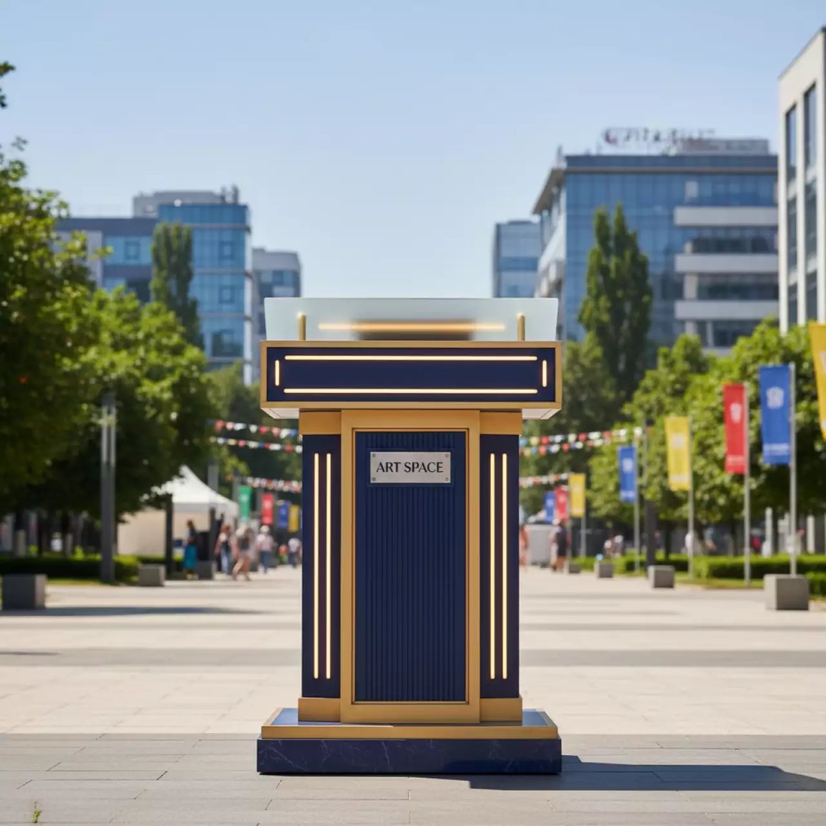 Аренда Подиум для стенда конференция в Университете «Сириус» — ART SPACE