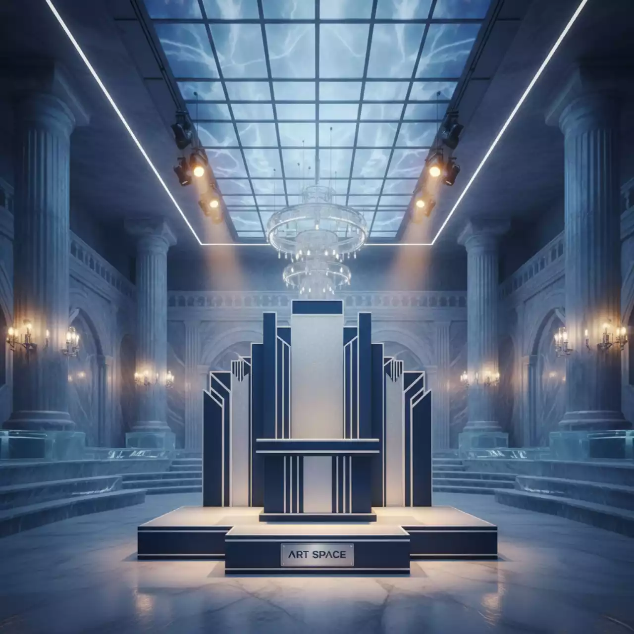 Аренда Подиум Imlight 2х1 м в ледовом дворце «Роза Хутор» — ART SPACE